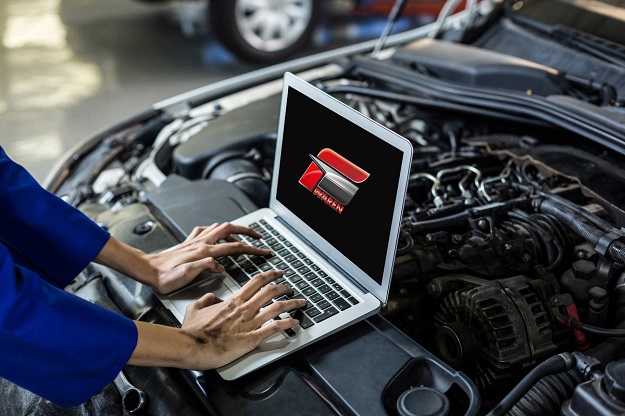 Fahrzeugdiagnose mit dem originalen Tuningcenter-Waren-Logo